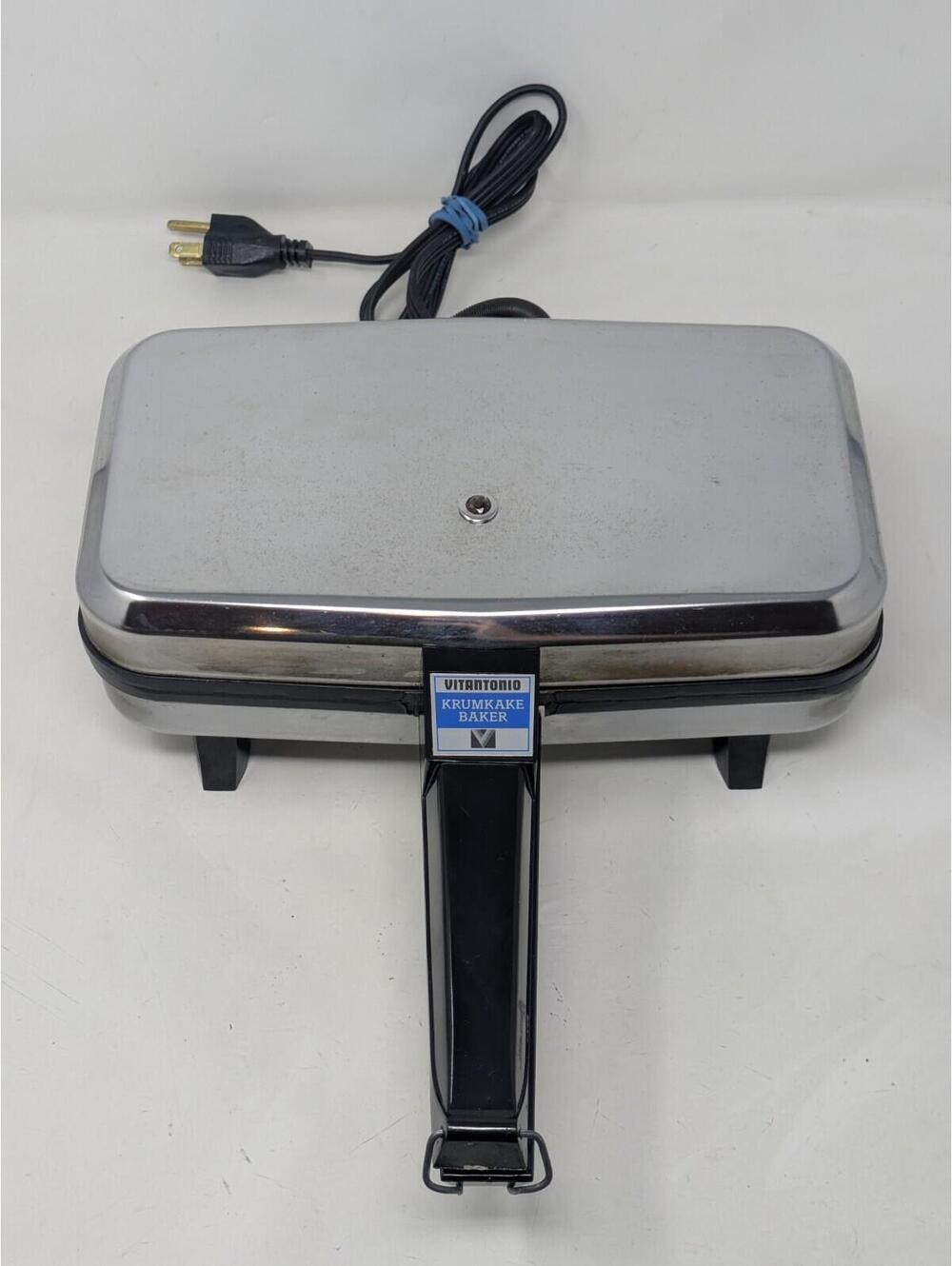 Vintage Vitantonio Krumkake Baker Maker 350 Iron Tested Pizzelle Style Cookie